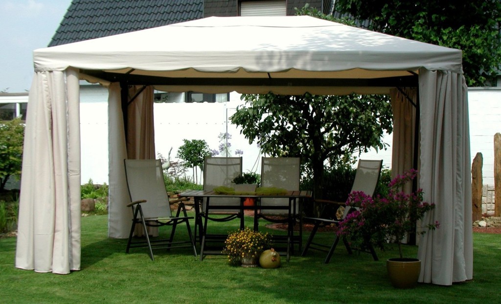 Gartenpavillon Metall Leco